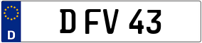 Truck License Plate